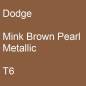 Preview: Dodge, Mink Brown Pearl Metallic, T6.